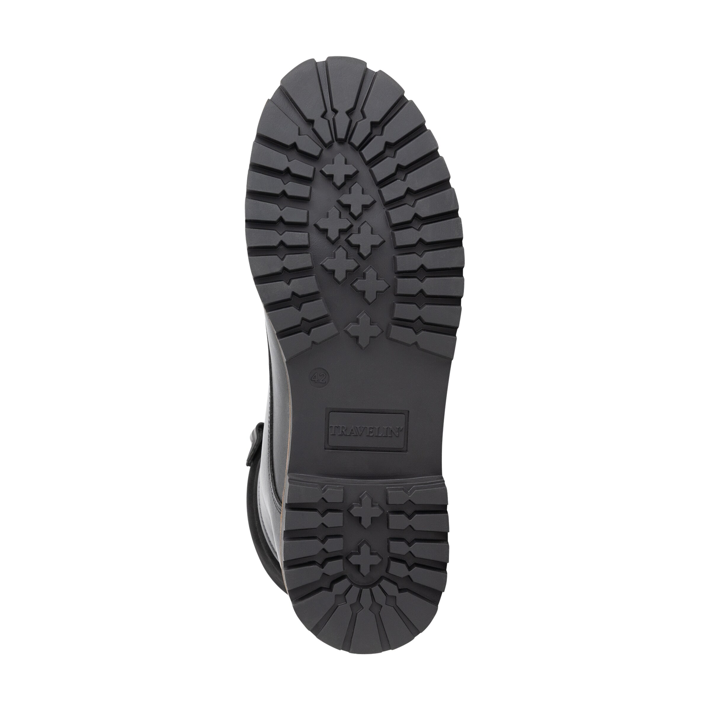 Travelin Lace-up boot in Black