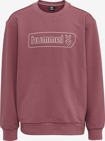 Hummel Sweatshirt in Red: front