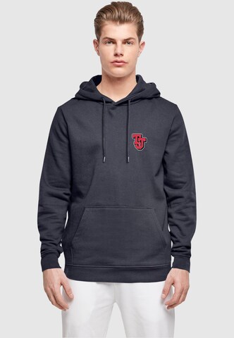 ABSOLUTE CULT Sweatshirt 'Tom And Jerry - Collegiate' in Blau: Vorderseite