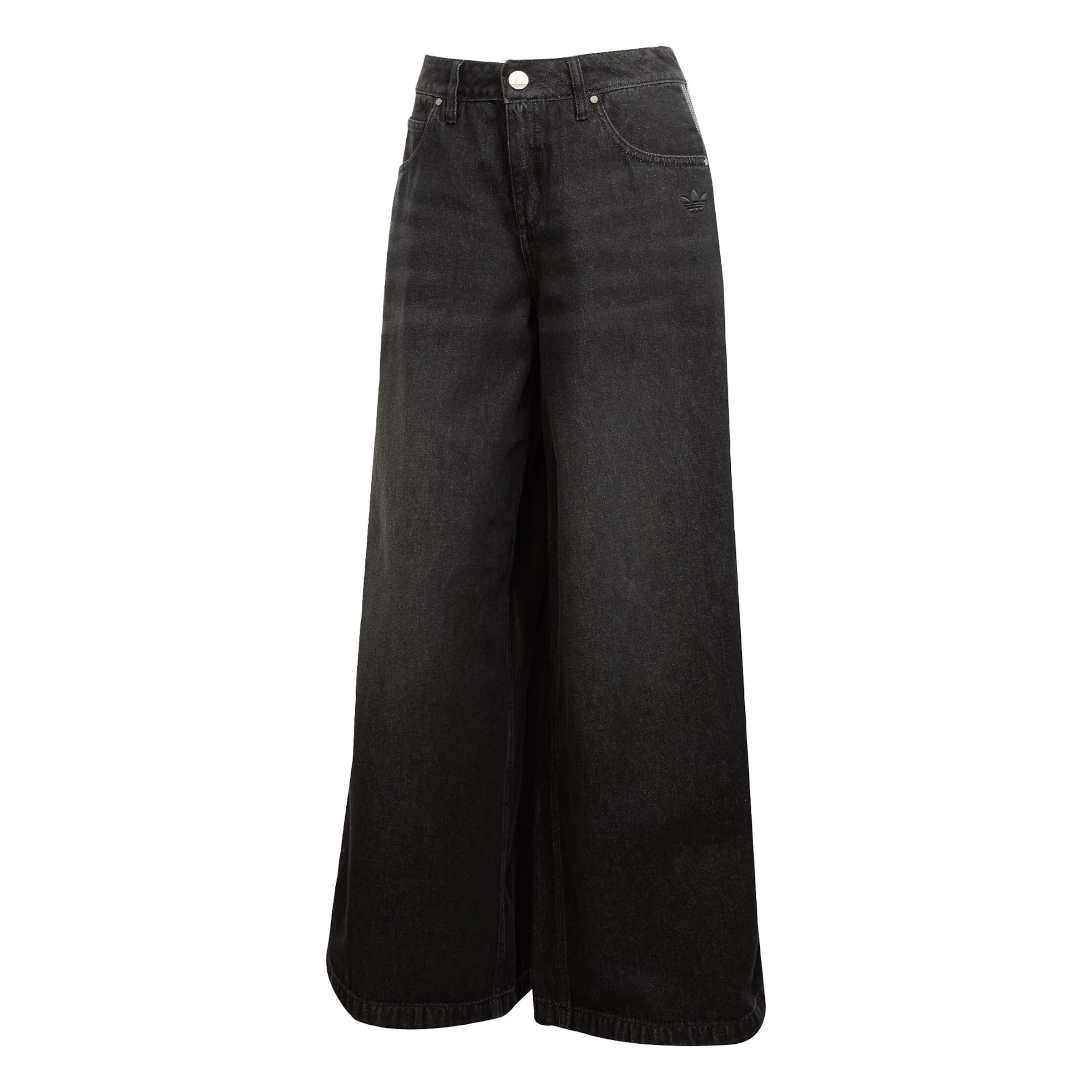 ADIDAS ORIGINALS Wide leg Jeans 'Fashion Montreal' in Black