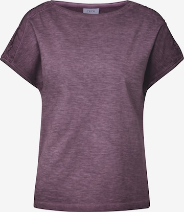 CECIL Shirt in Purple: front