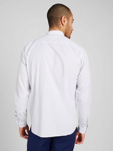 JOOP! Jeans Regular fit Button Up Shirt 'Hedde' in White