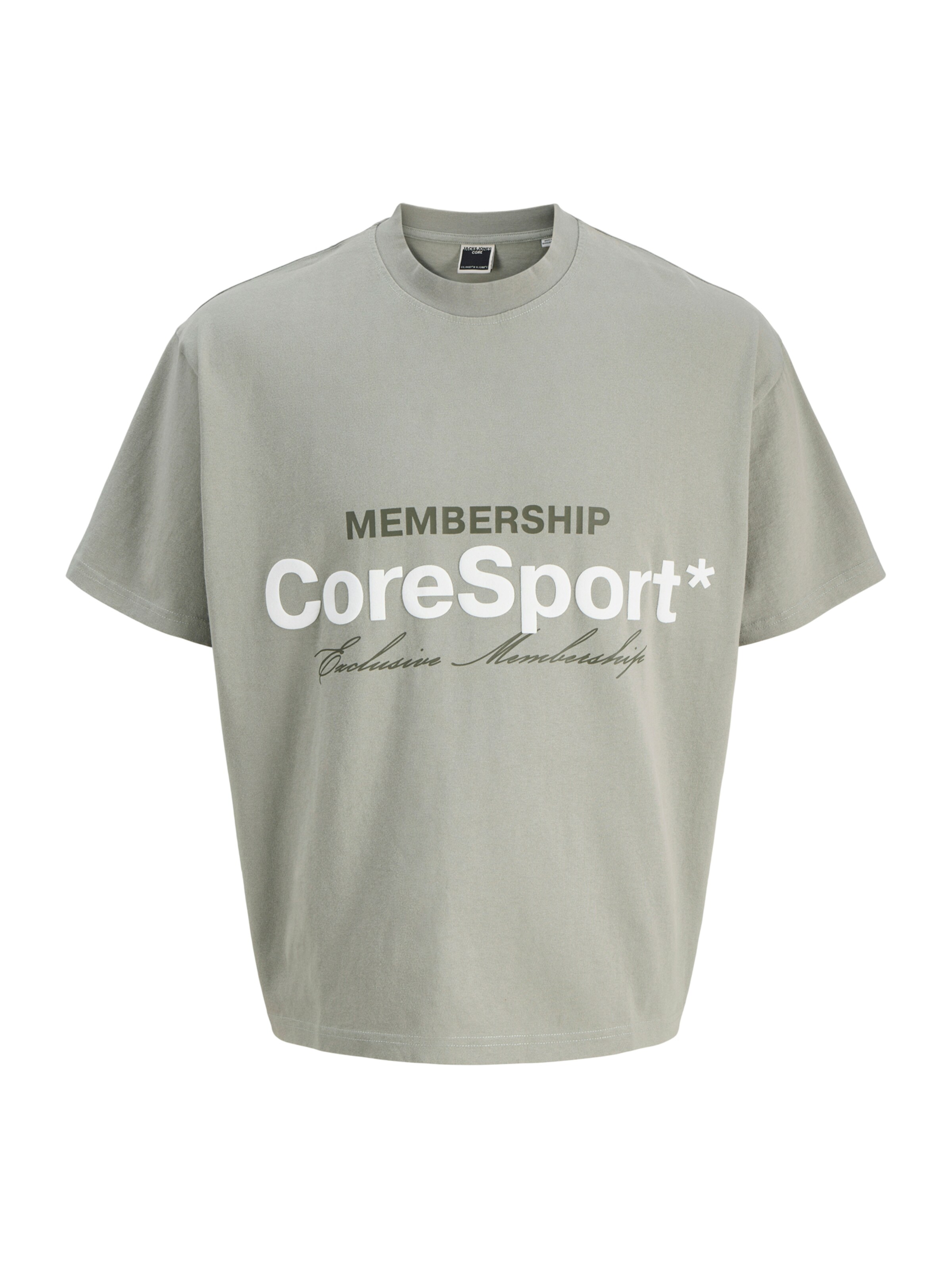 Jack & Jones Junior Shirts 'JCOATHLETICO' i grå: forside