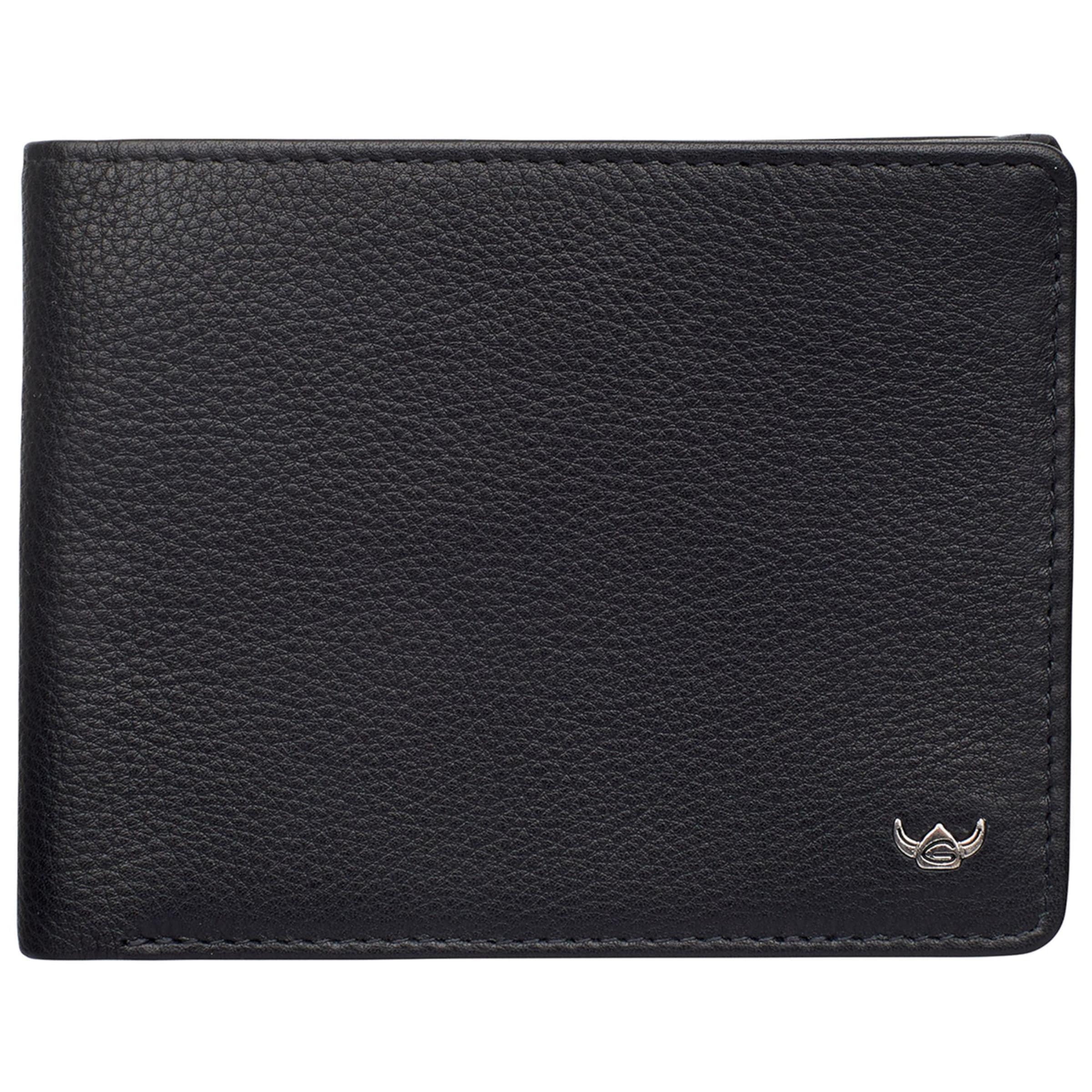 Portamonete 'Capri' di GOLDEN HEAD in nero: frontale