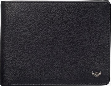 GOLDEN HEAD Wallet 'Capri' in Black: front