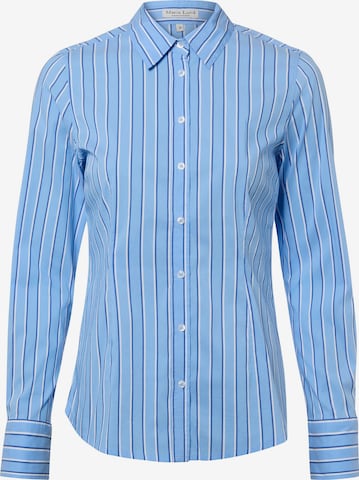 Marie Lund Bluse in Blau: Vorderseite