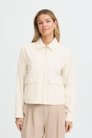 Veste mi-saison 'FRINEZ' Fransa en blanc : devant