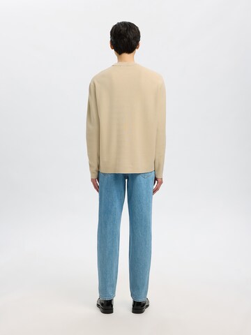 SELECTED Sweater 'SLHTELLER' in Beige
