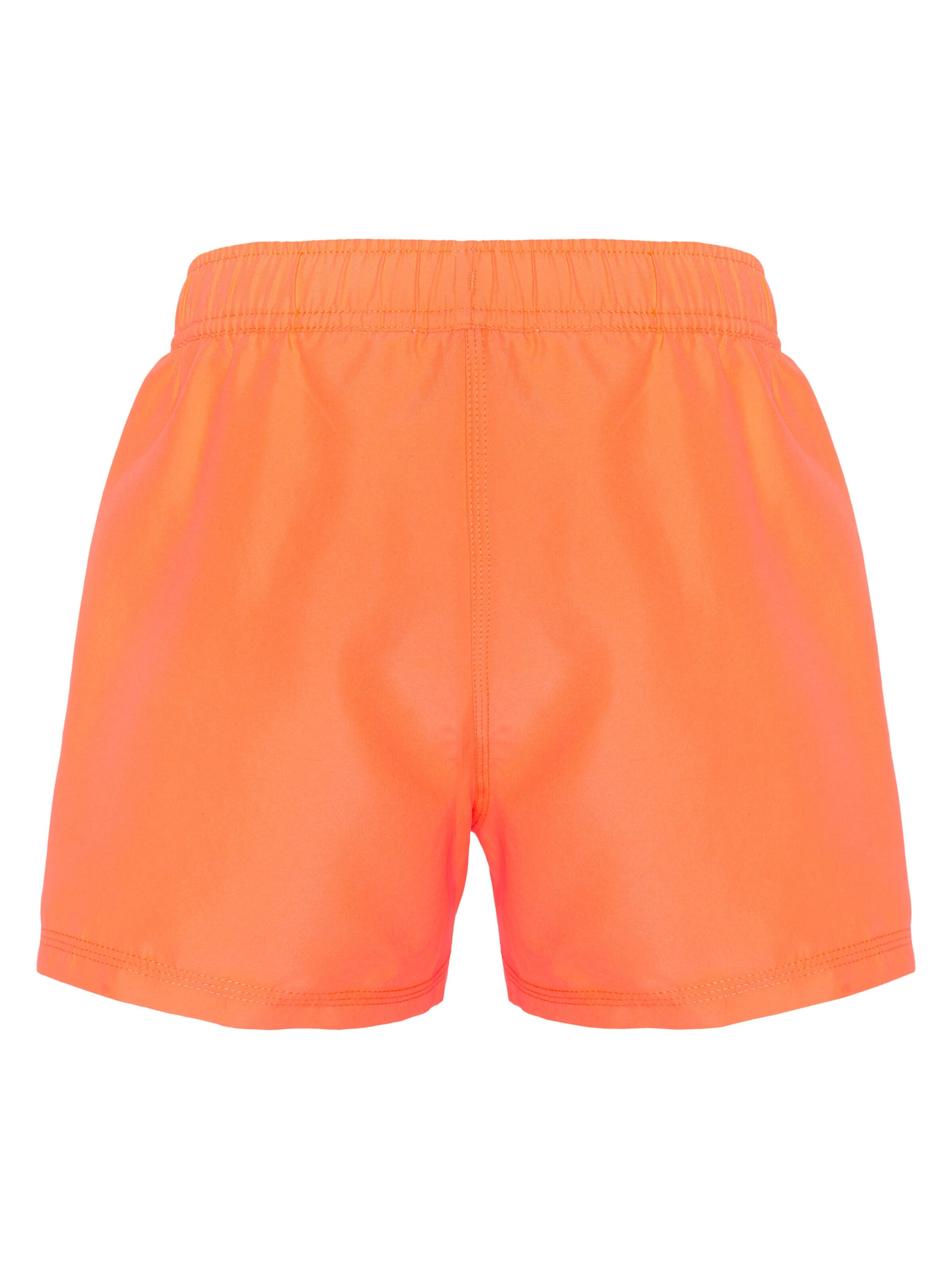 CHIEMSEE Board Shorts ' mit großem Jumper-Print ' in Orange