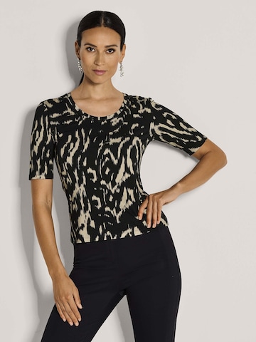 T-shirt MADELEINE en noir : devant