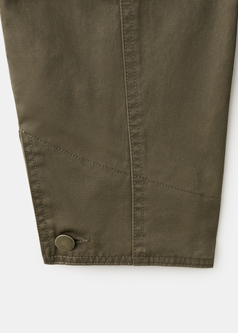 MANGO Overgangsjakke 'GARDEN' i grøn