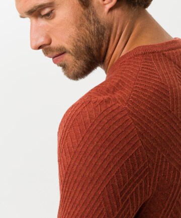 BRAX Regular Fit Pullover 'Rick' in Rot