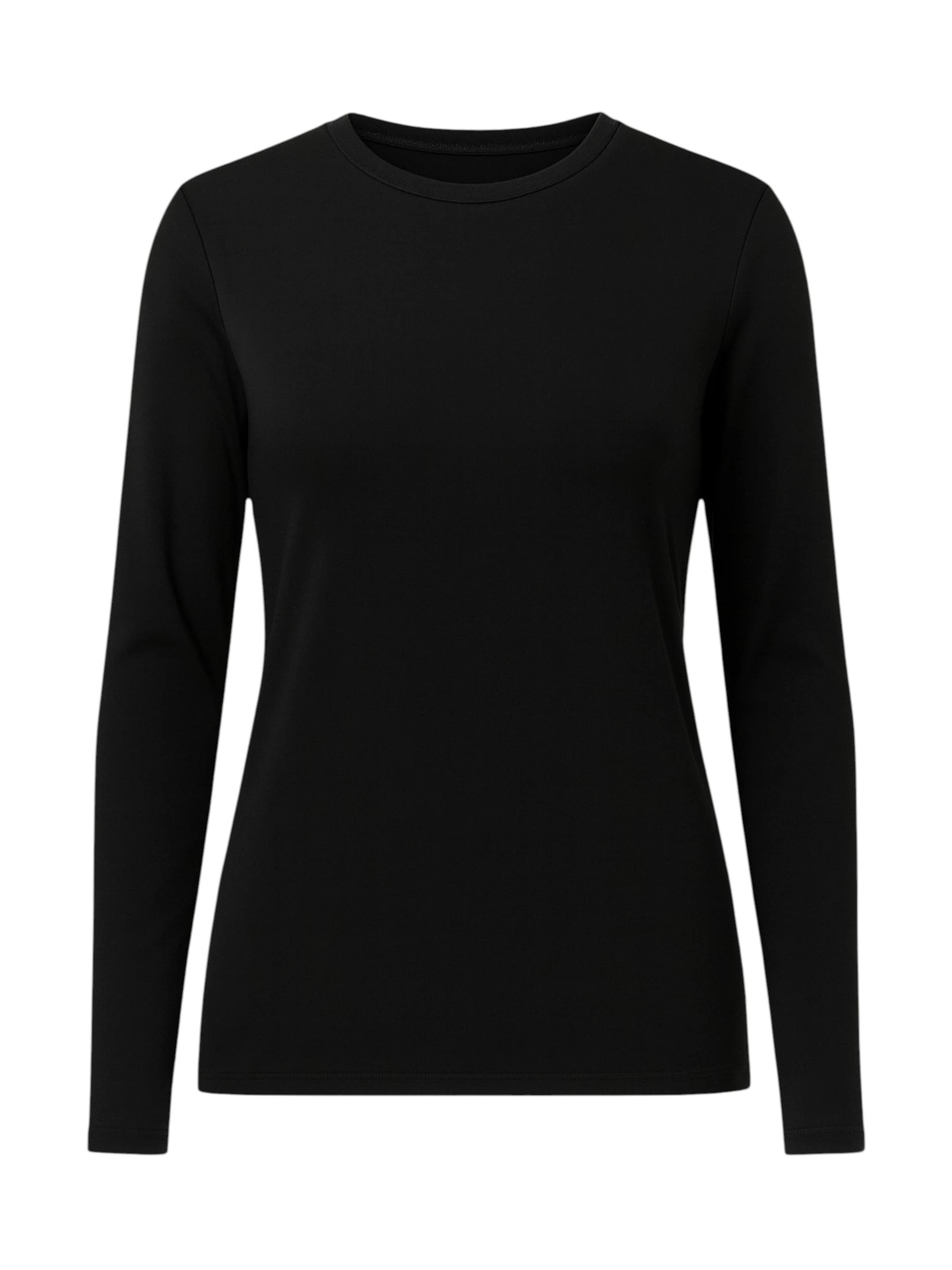 fashionshowcase Performance Shirt 'HeatFlex Base Layer' in Black: front
