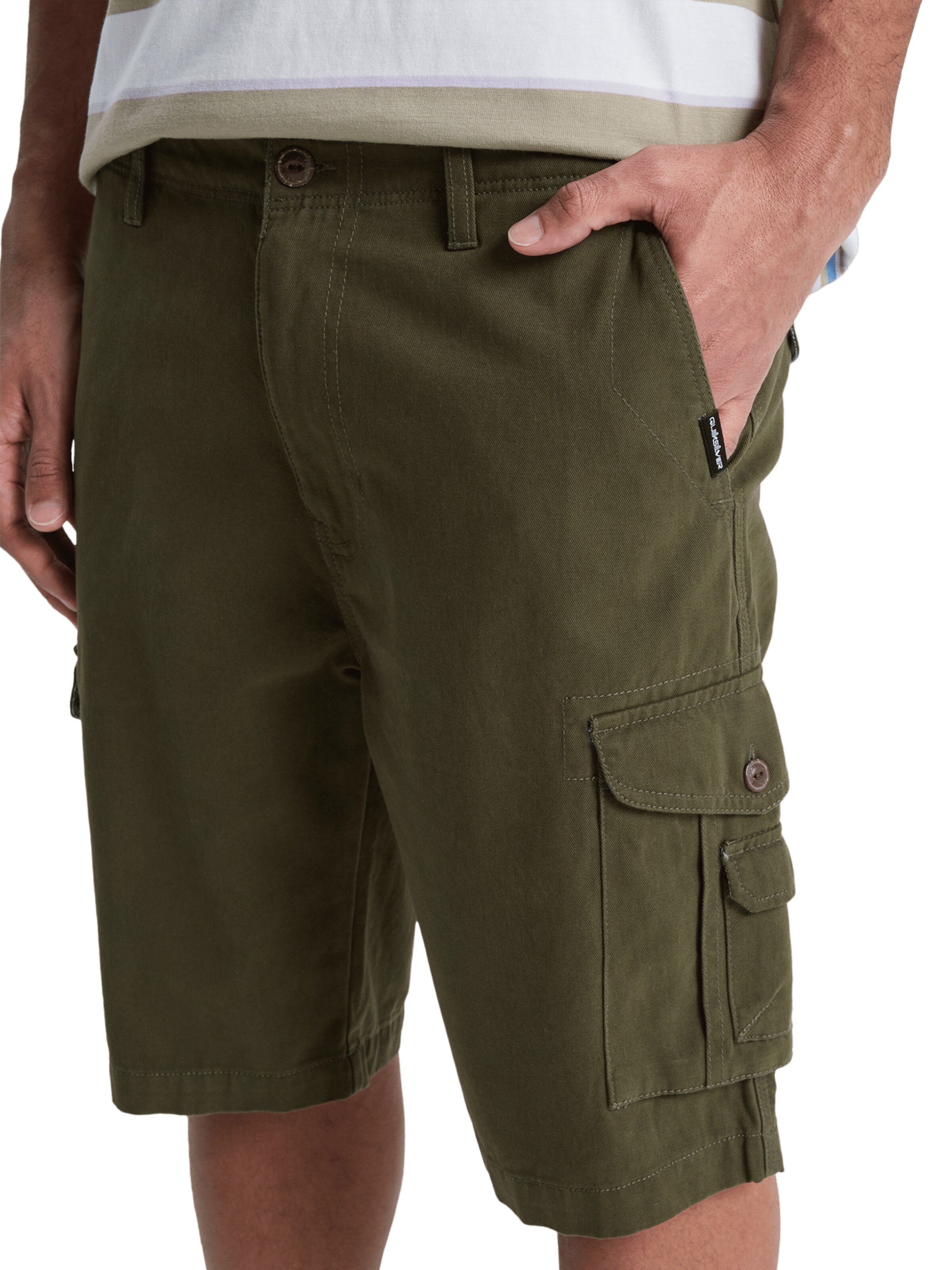QUIKSILVER Regular Shorts in Grün