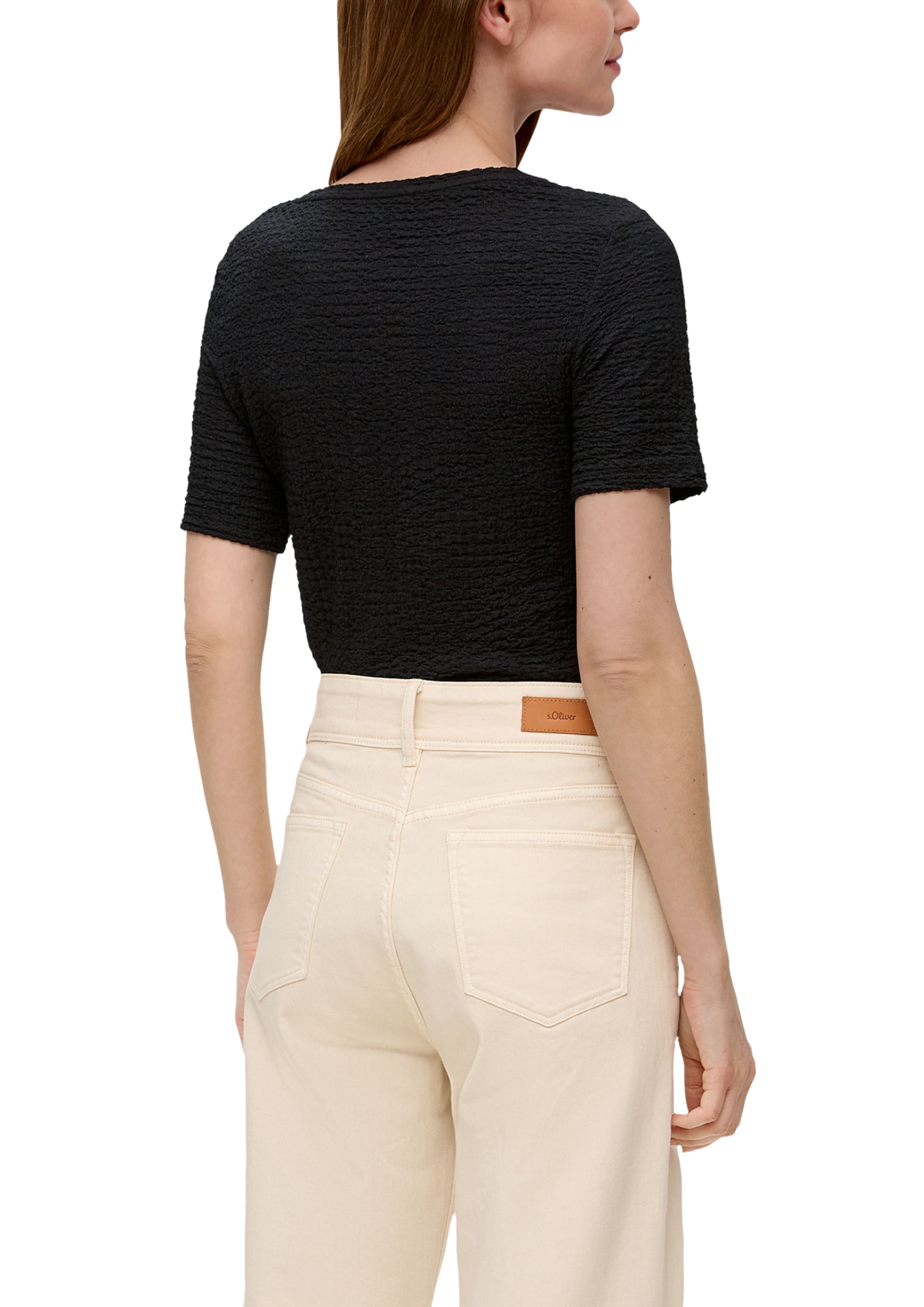 s.Oliver Shirt in Zwart