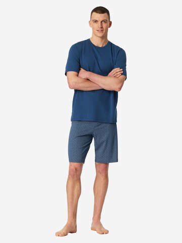 Pyjama long 'Casual Essentials' SCHIESSER en bleu