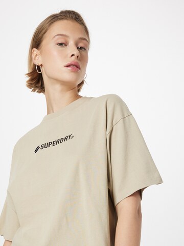 Superdry Koszulka w kolorze beżowy
