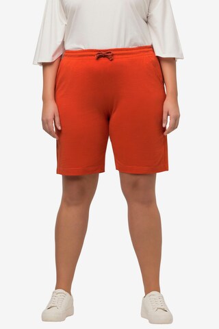 Regular Pantalon Ulla Popken en orange : devant