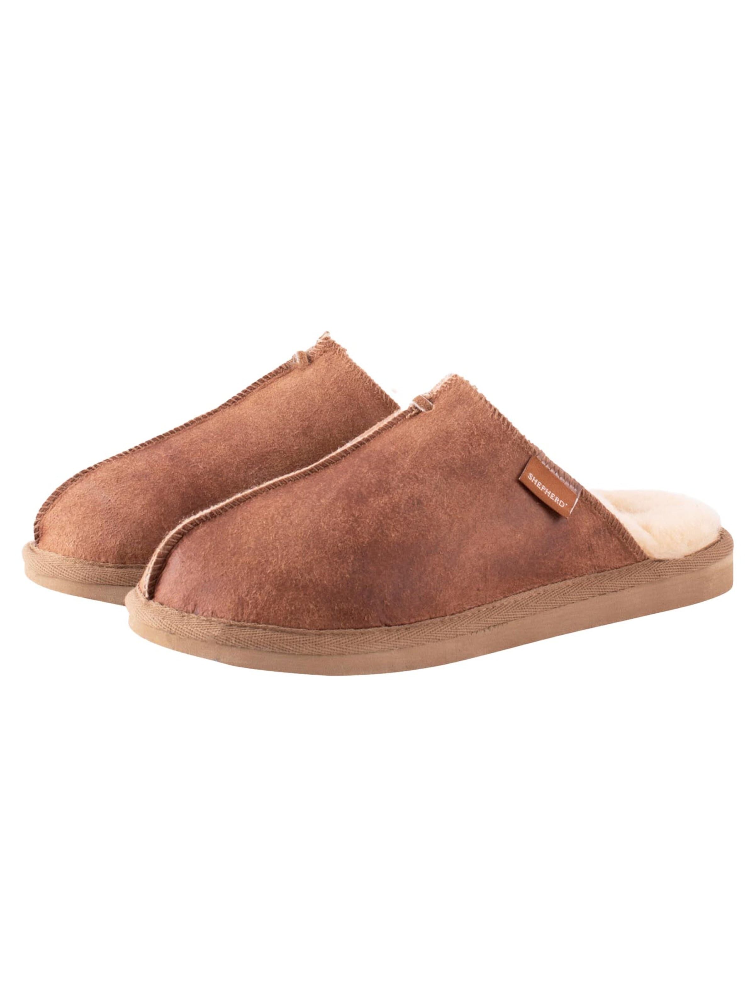 SHEPHERD - Pantufa 'Hugo' em castanho