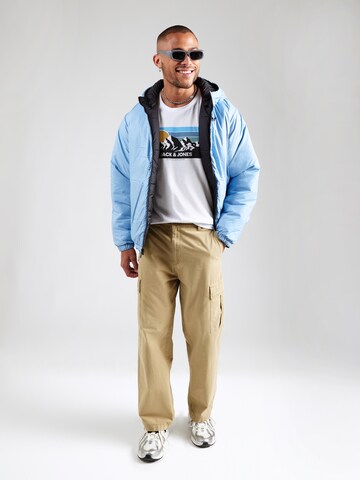 JACK & JONES Póló 'JWHPEAK' - fehér