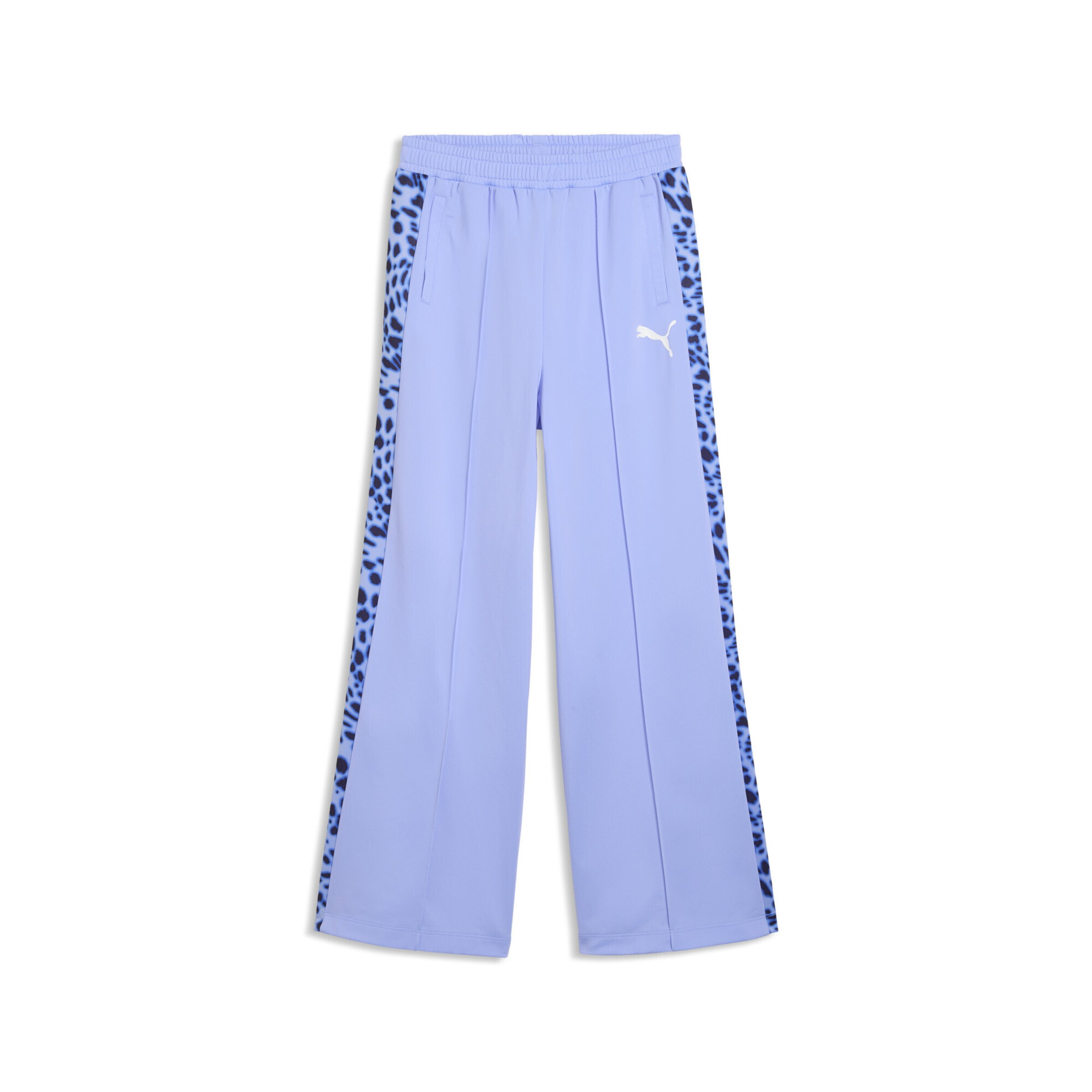 Loosefit Pantalon de sport 'T7 Animal' PUMA en violet : devant
