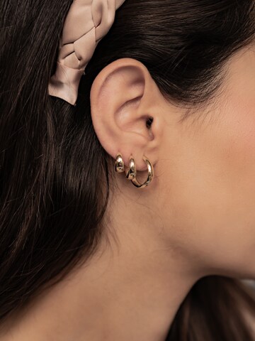 Hey Happiness Ohrringe 'Dome Trio' in Gold