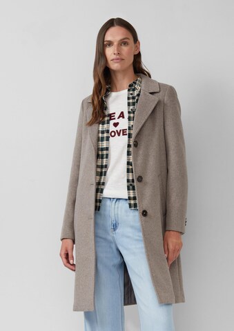 s.Oliver Between-Seasons Coat in Grey: front