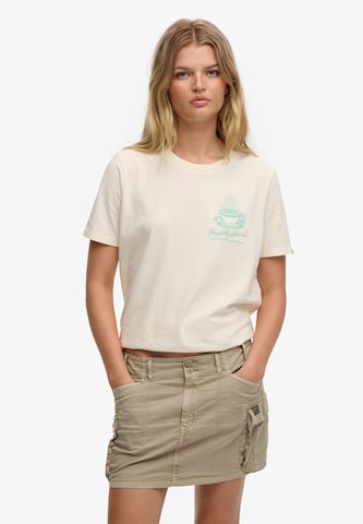 T-shirt 'Roadside Trade' Superdry & Co en blanc