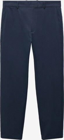 MANGO MAN Athletic Pants in Blue: front