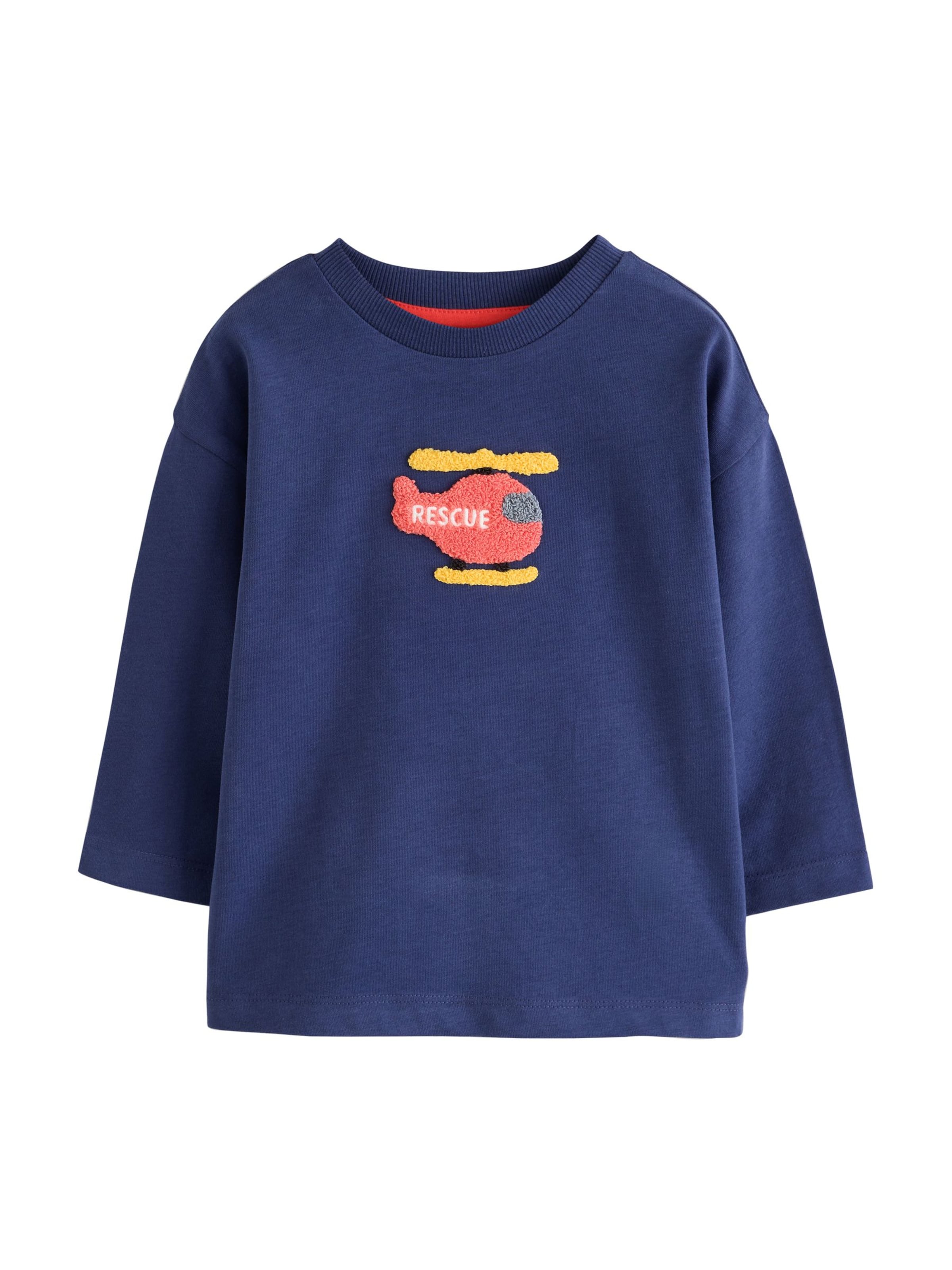 Next - Camiseta en azul