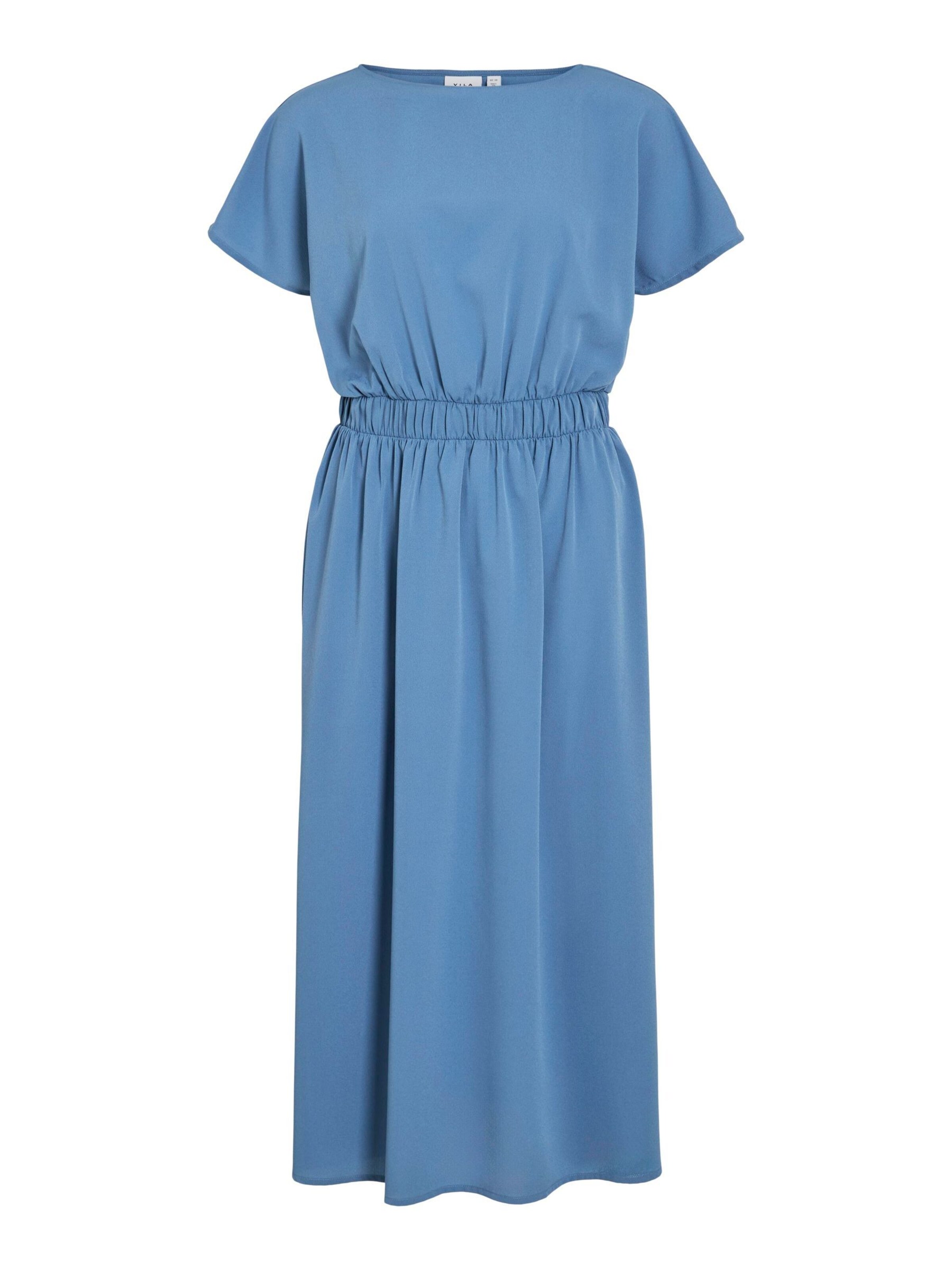 VILA - Vestido en azul: frente