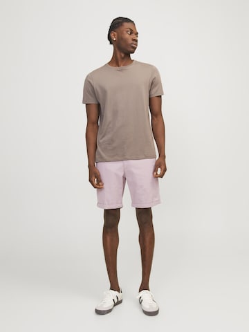 JACK & JONES Regular Shorts 'Fury' in Pink