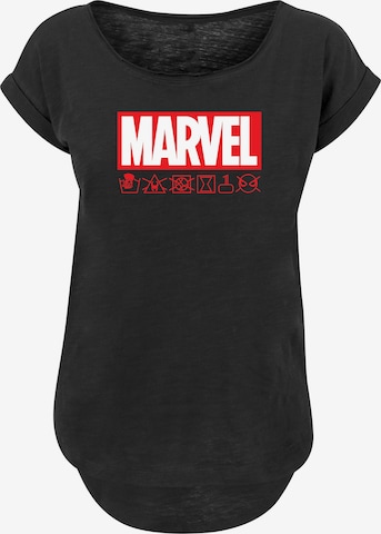 F4NT4STIC Shirt 'Marvel' in Zwart: voorkant