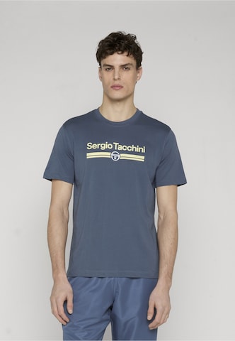 Sergio Tacchini Shirt 'Marchio' in Blauw: voorkant