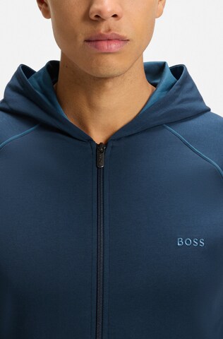 BOSS - Sudadera con cremallera en azul
