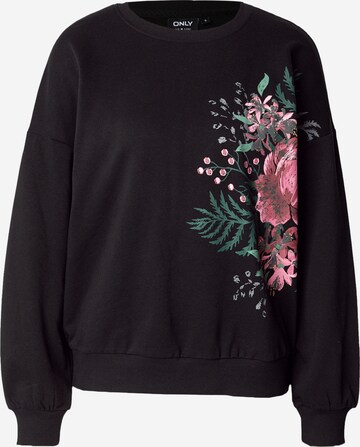 juoda ONLY Megztinis be užsegimo 'ONLWANTED': priekis