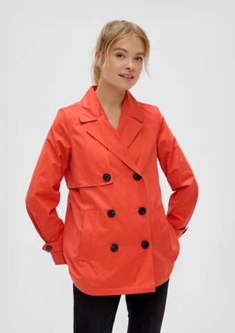 s.Oliver Between-Seasons Coat in Orange: front
