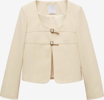 Blazer 'ALBA' MANGO en beige : devant