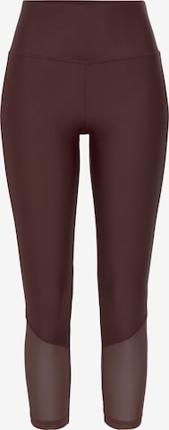 Skinny Pantalon de sport LASCANA ACTIVE en rouge : devant