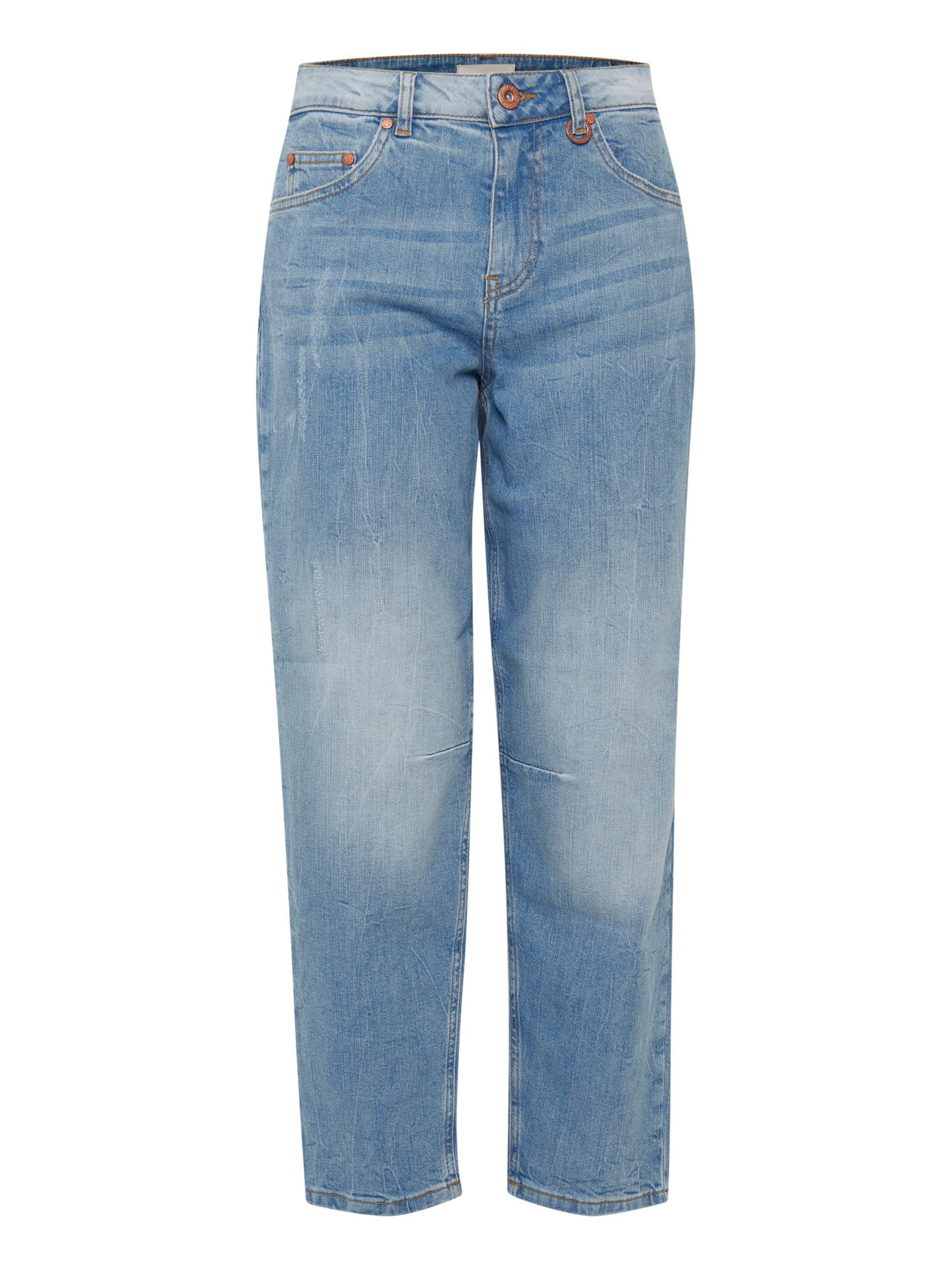 Pulz Loose fit Jeans ' Emma ' in Blue: front