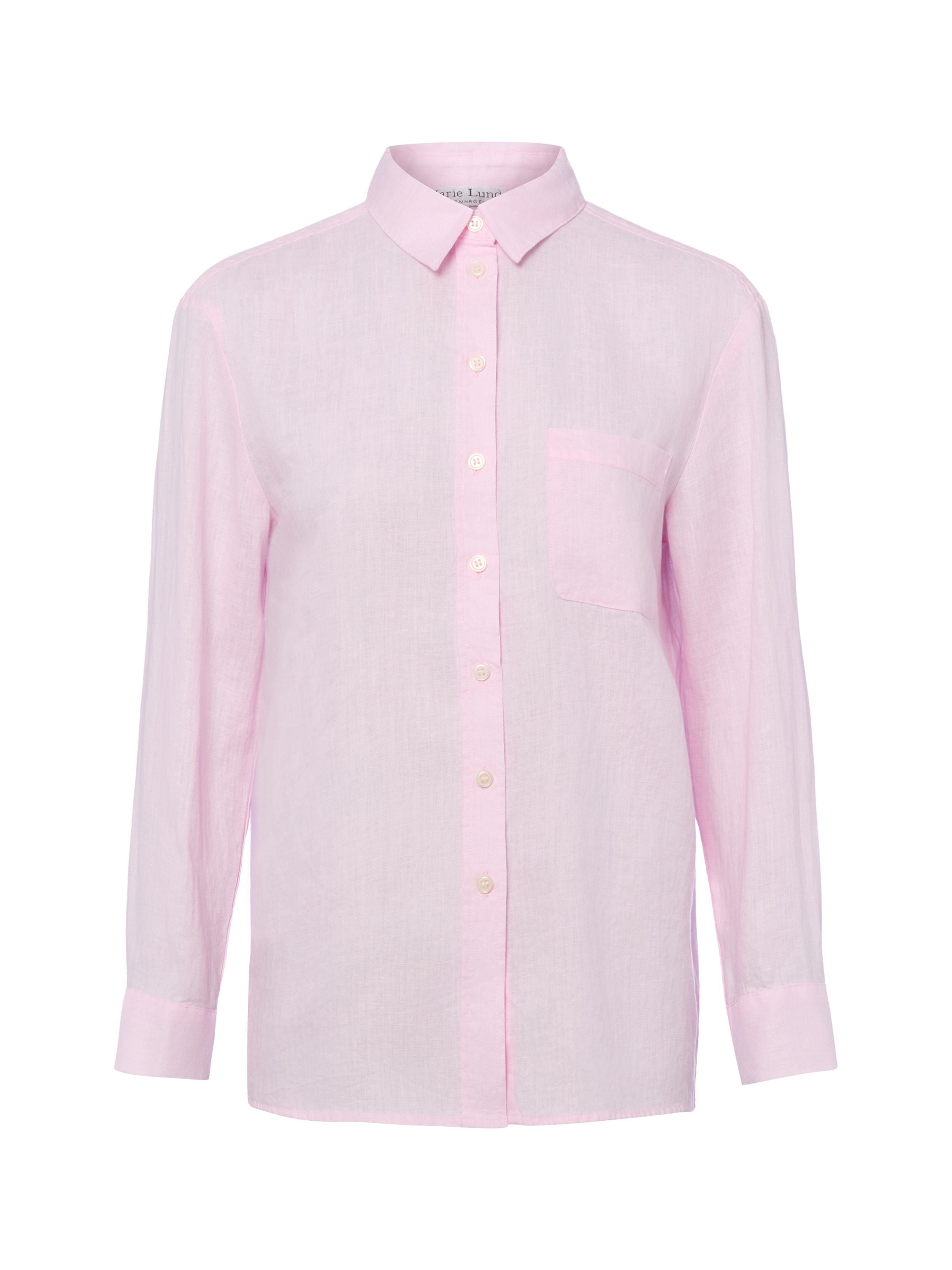 Marie Lund Blouse in Pink: front