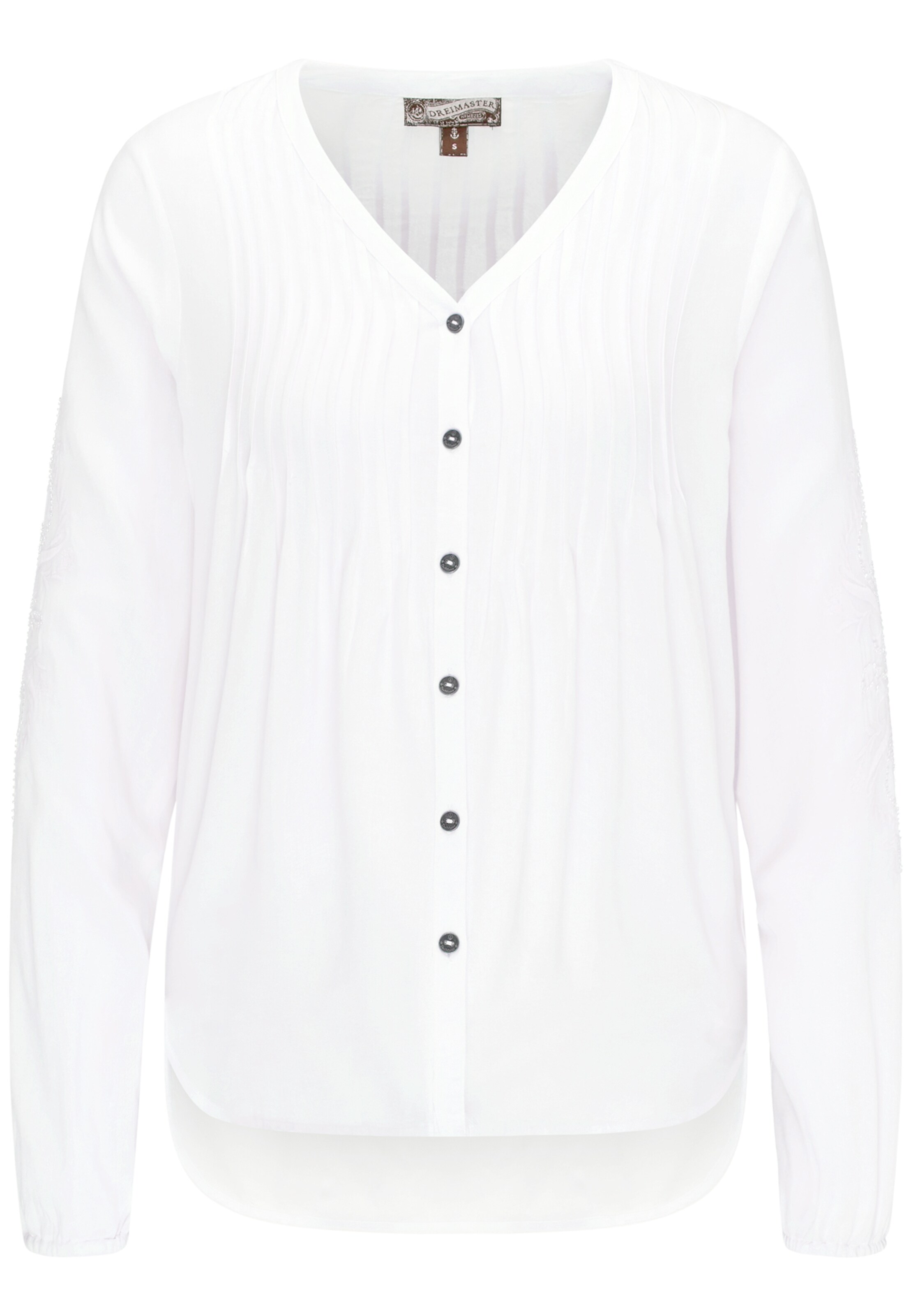 Donna Abbigliamento DreiMaster Vintage Bluse in Bianco 