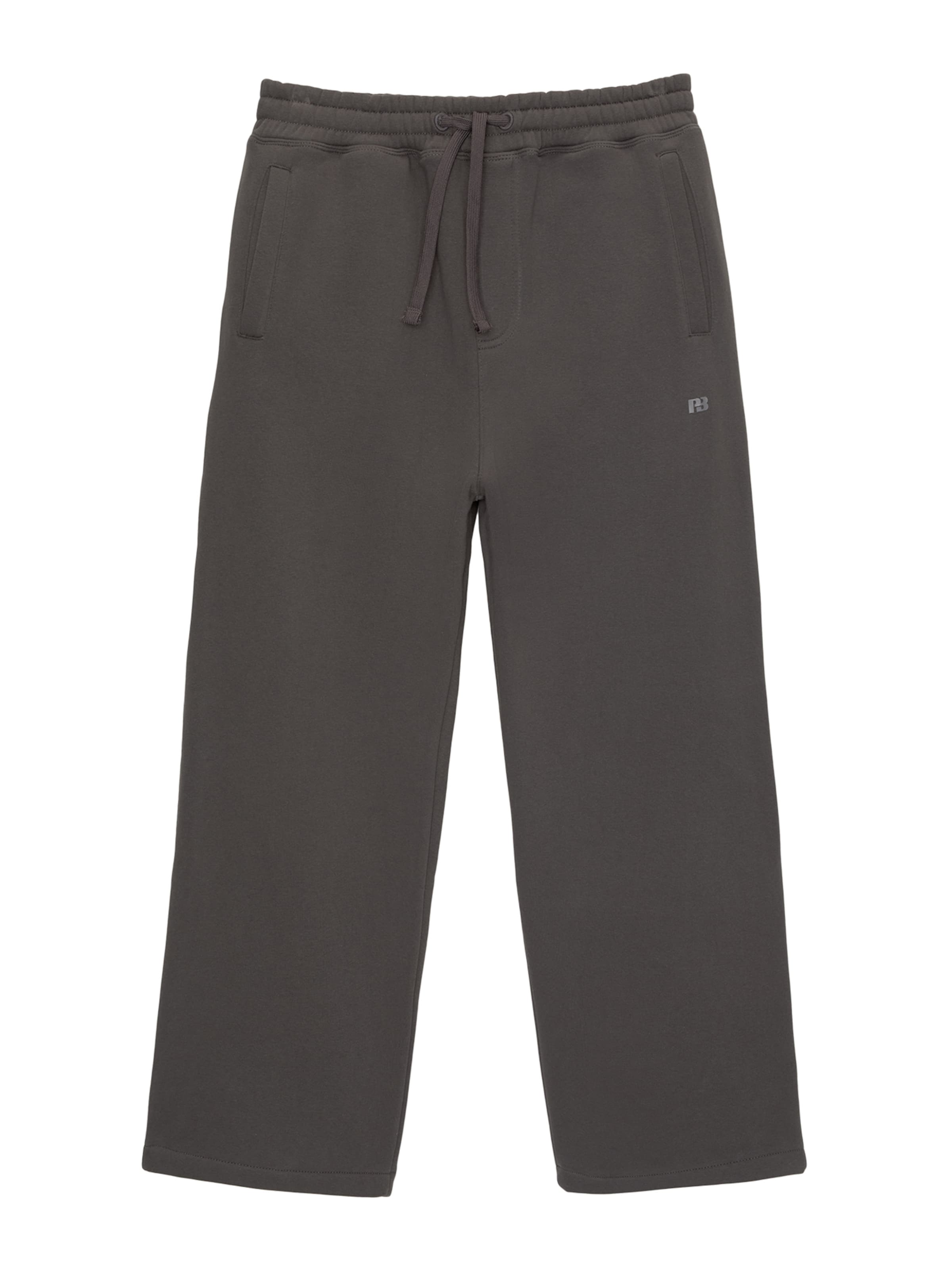 Pull&Bear Baggy Trousers in Grey: front