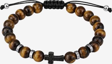 THE GEM STORIES JEWELRY Rannekoru värissä ruskea: etupuoli