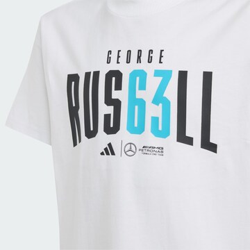 ADIDAS PERFORMANCE Functioneel shirt 'Mercedes - AMG Petronas Formula One Team George Russell' in Wit