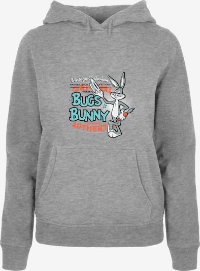 ABSOLUTE CULT Sweatshirt 'Looney Tunes' in aqua / graumeliert / orange / weiß, Produktansicht