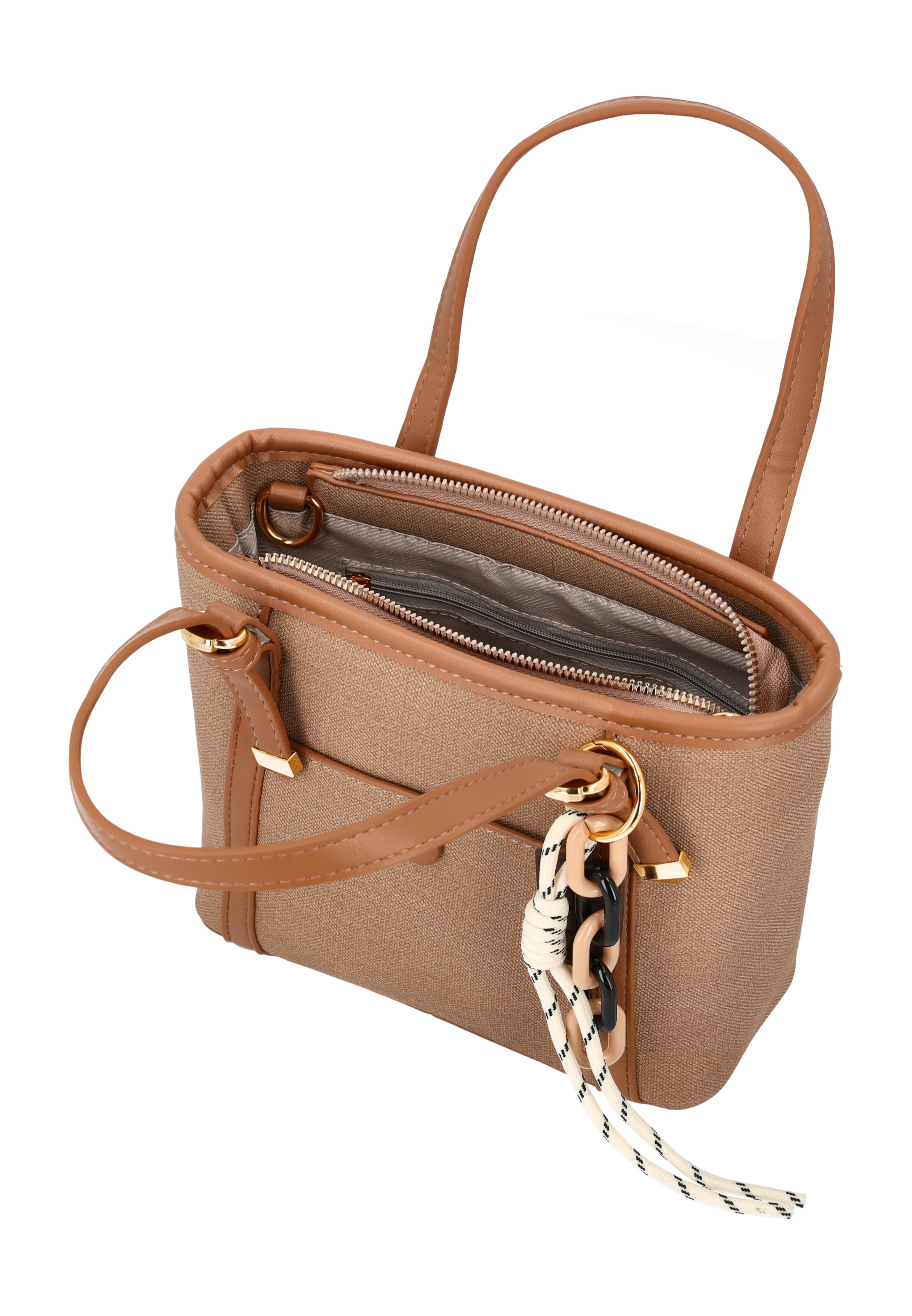 Usha - Mala de ombro em castanho