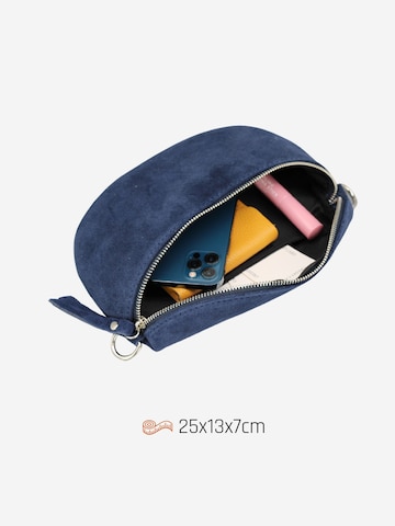 Adel Bags Fanny Pack 'Suede' in Blue
