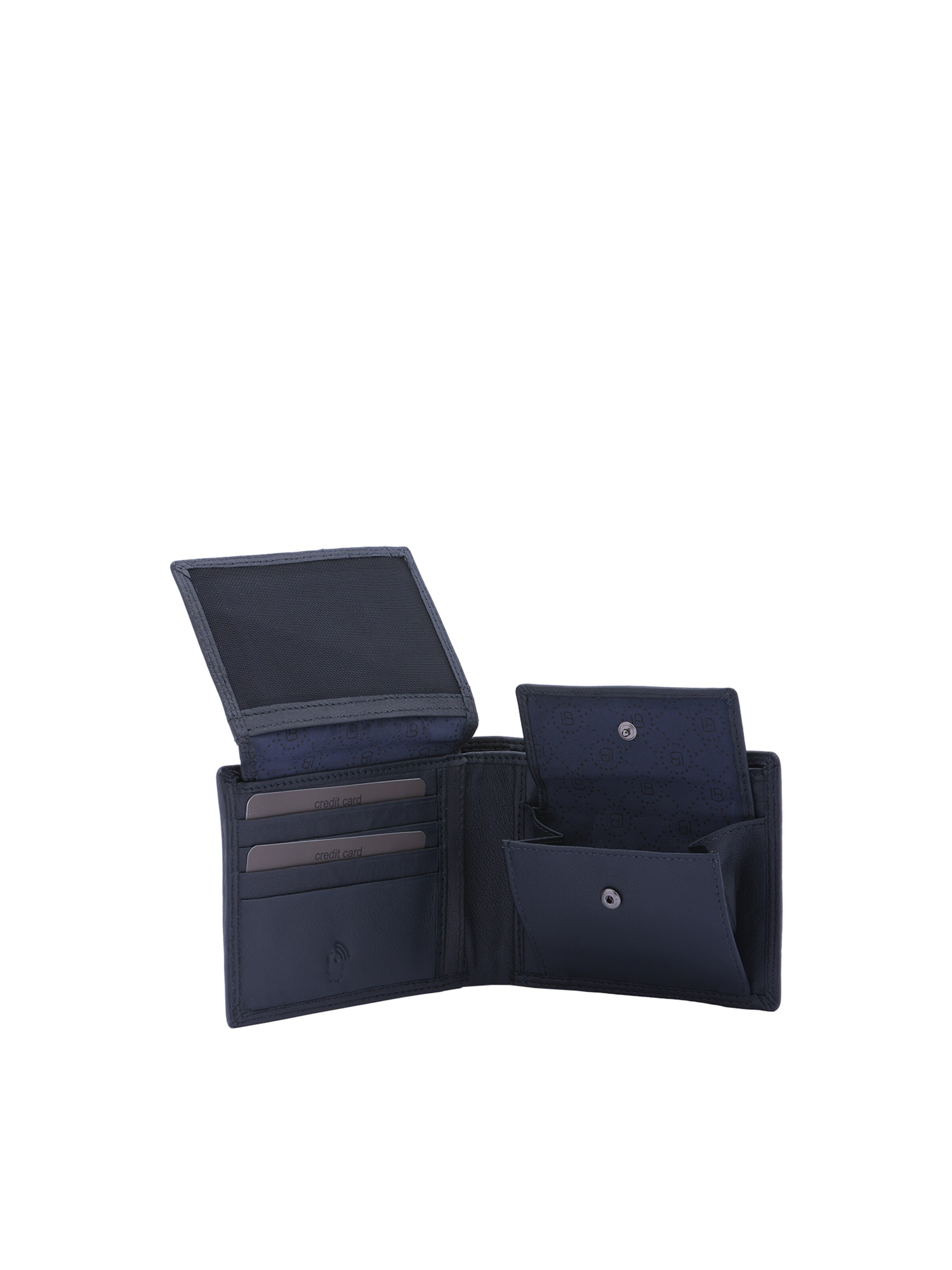 Laura Biagiotti Portemonnaie in Blau: Vorderseite