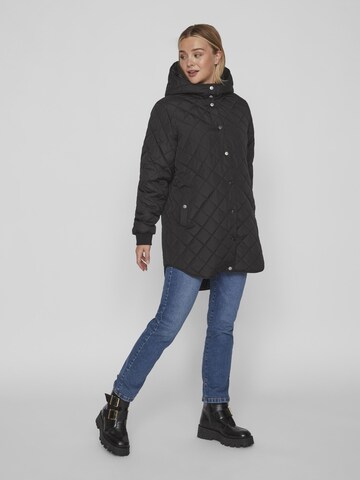 VILA Winter Coat in Black